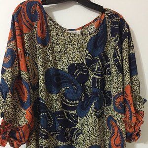 XL Beige Summer Blouse NEW!